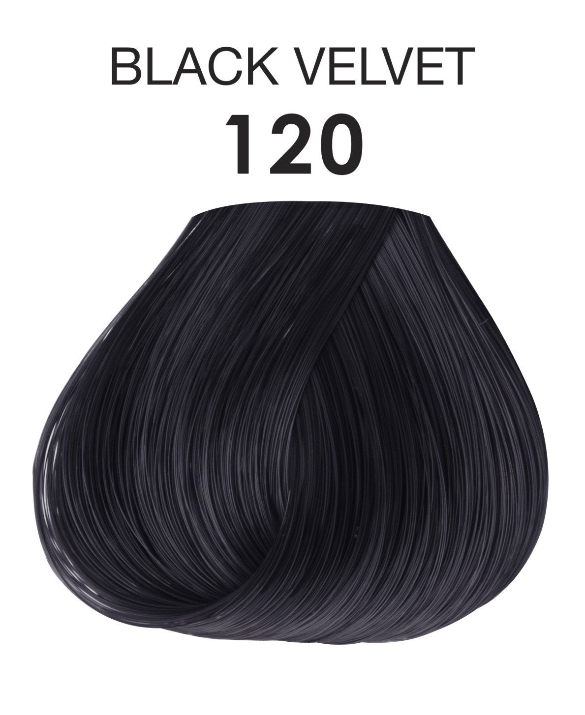 ADORE COSMETICS Semi-Permanent Haircolor #120 Black Velvet 4 Ounce