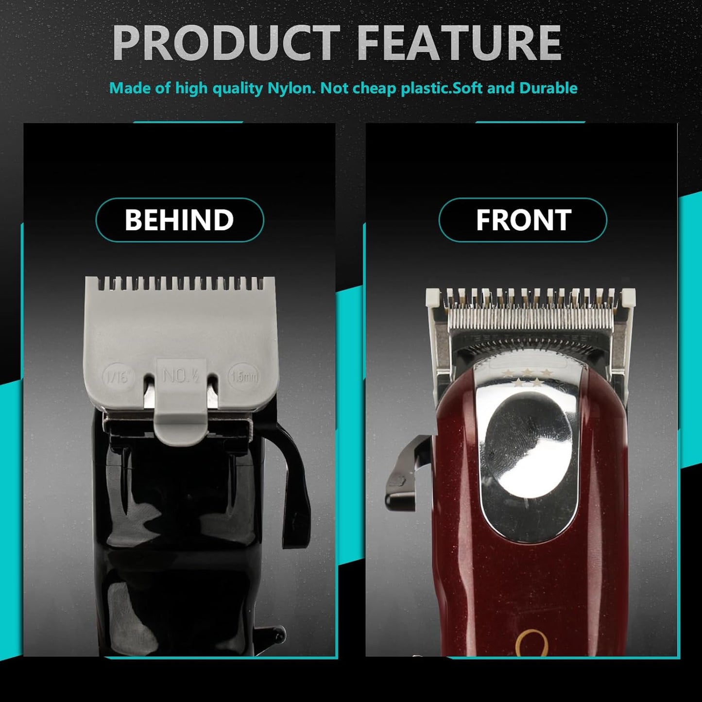 Wahl Professional Color Coded Clipper Guide Comb Attachment #1/2, 1/16", 1.5mm-Great for Professional Stylists and Barbers