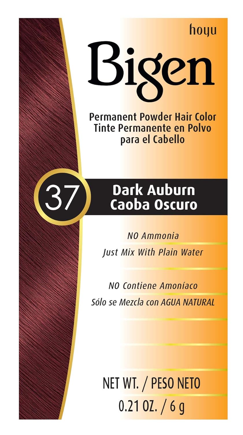 Bigen Powder Hair Color #37 Dark Auburn 0.21 Ounce