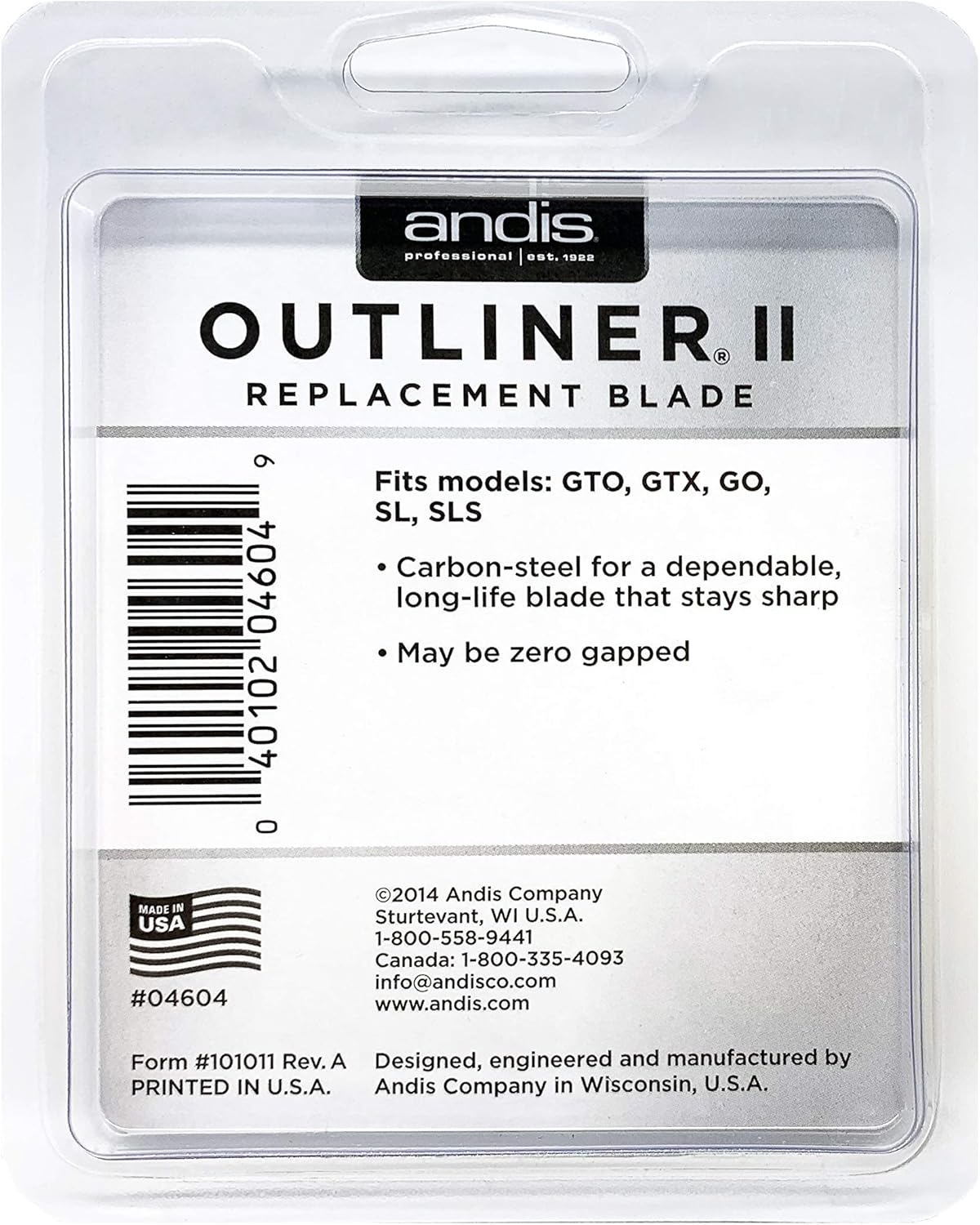 Andis Outliner II Blade 04604