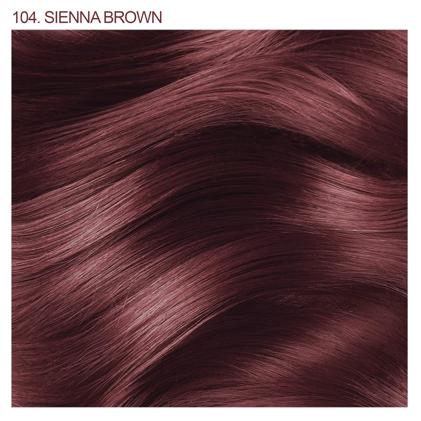 Adore Semi Permanent Hair Color - Vegan and Cruelty-Free Brown Hair Dye - 4 Fl Oz - 104 Sienna Brown