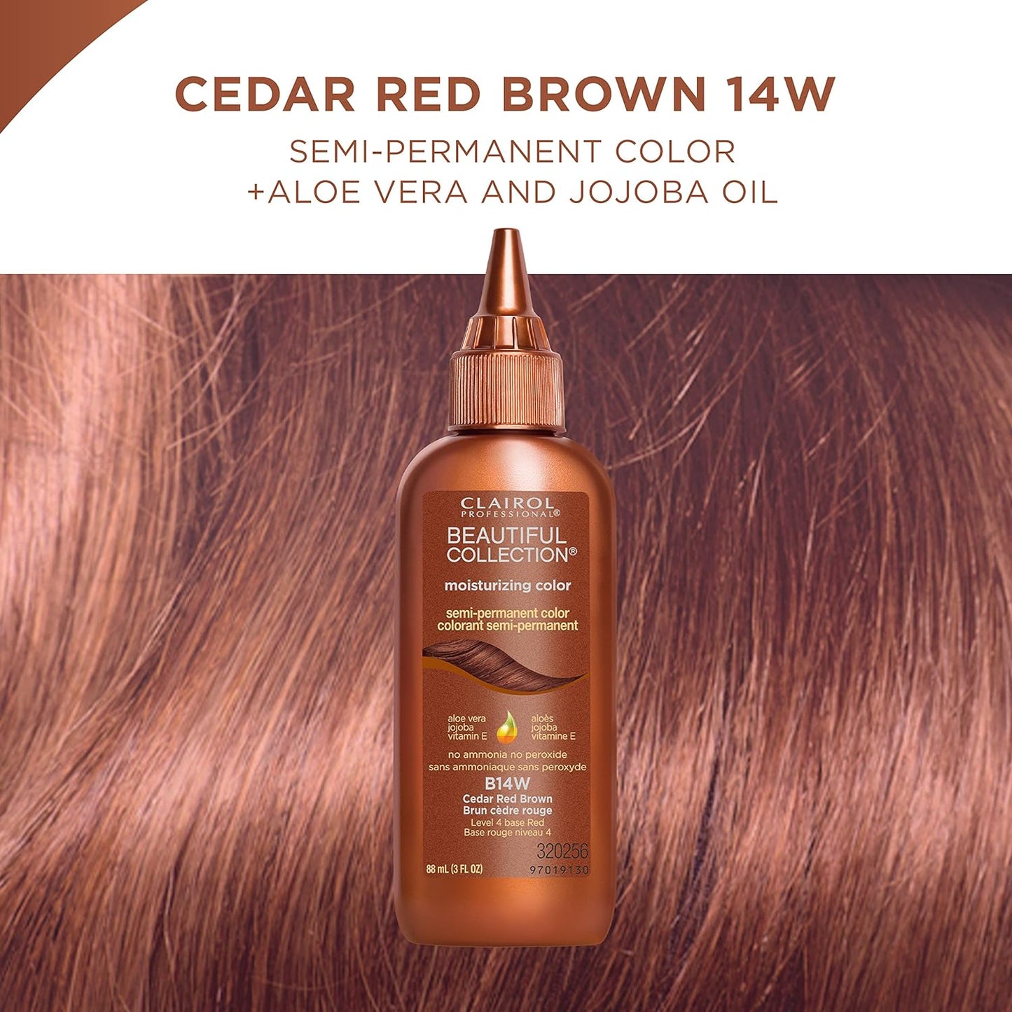 Clairol Professional Beautiful Collection Hair Color, 14w Cedar Red Brown, 3 Oz