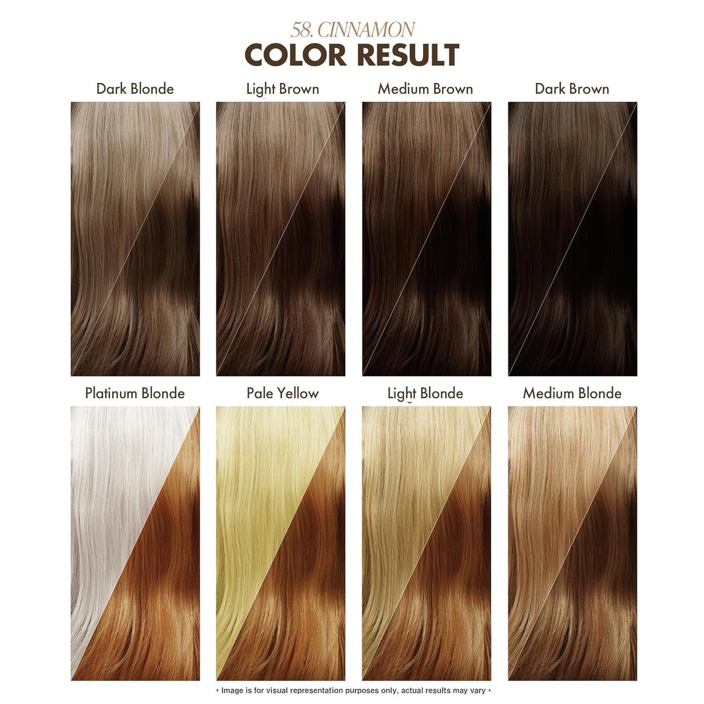 Adore Semi Permanent Hair Color - Vegan and Cruelty-Free Brown Hair Dye - 4 Fl Oz - 058 Cinnamon