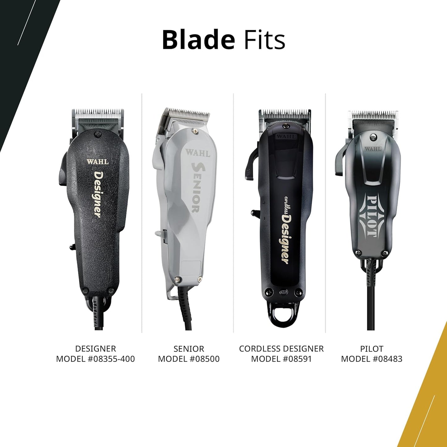 WAHL 3-HOLE CLIPPER BLADES (DESIGNER)