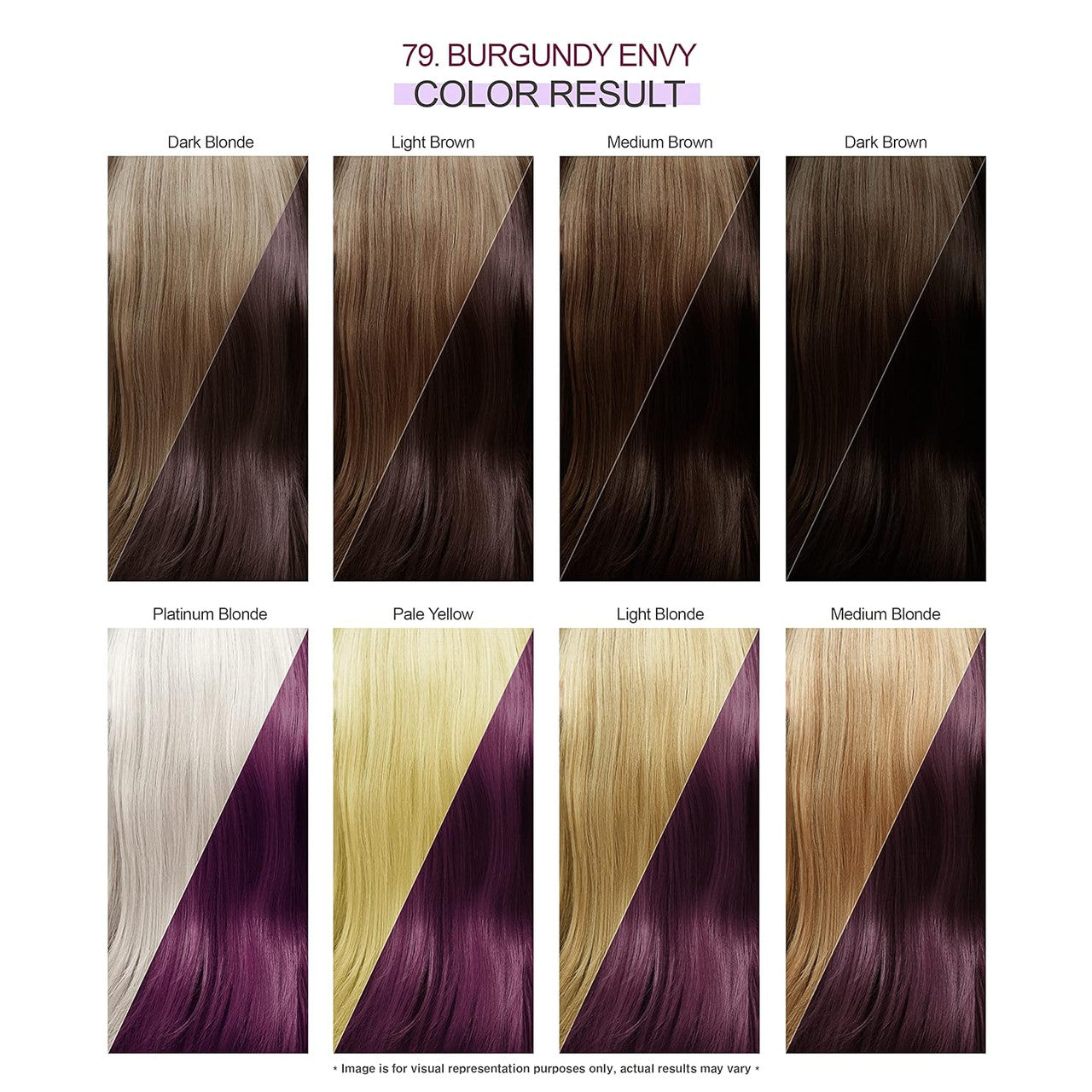 Adore Semi Permanent Hair Color - Vegan and Cruelty-Free Red Hair Dye - 4 Fl Oz - 079 Burgundy Envy