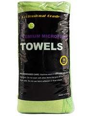 The Towel Guys 16 x 16" Green Professional Grade Microfiber Towel (36 pack)