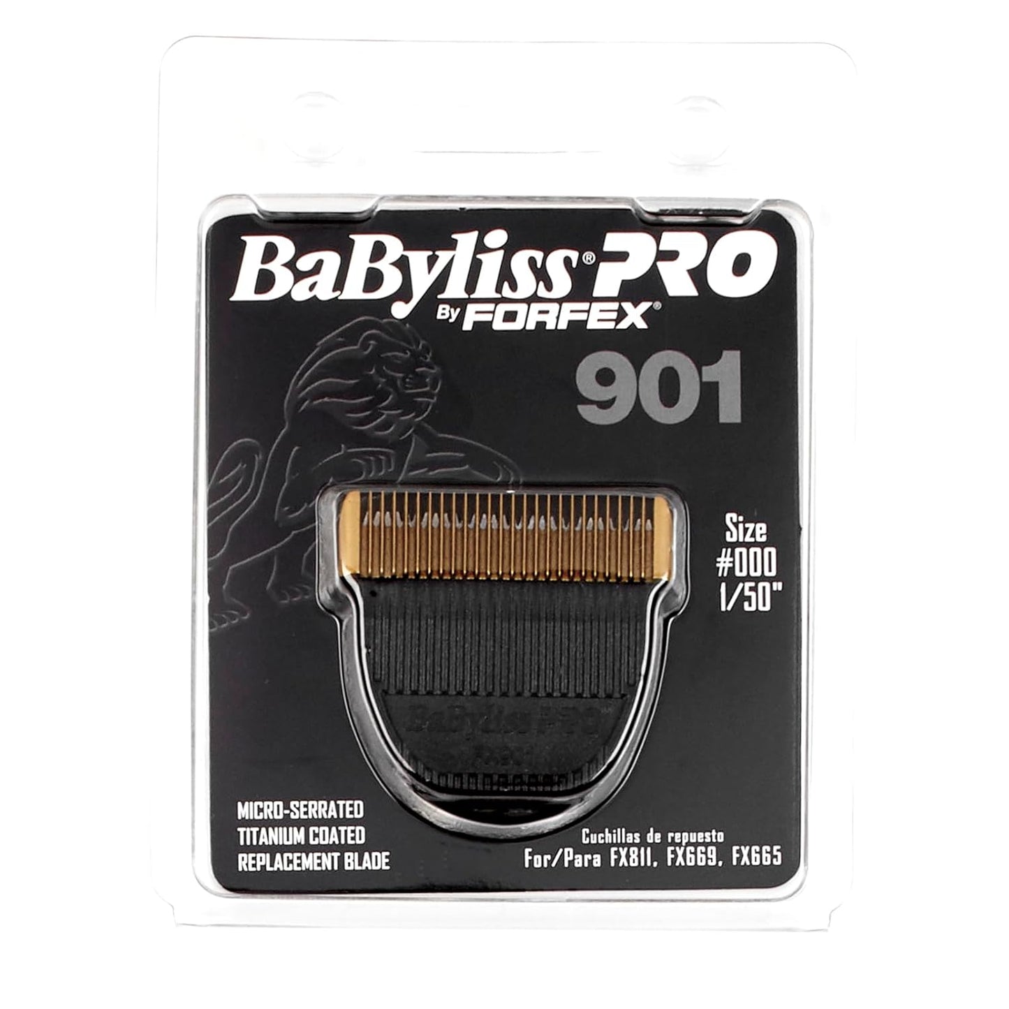 BaBylissPRO Barberology FX901 DLC Gold/Titanium Micro-Serrated Replacement Blade