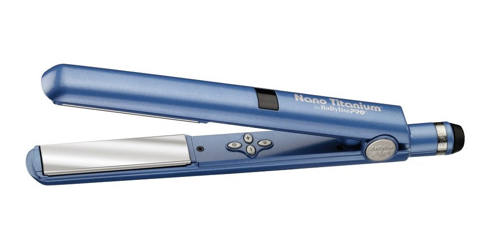BaBylissPRO Nano Titanium Flat Iron Hair Straightener, 1" Digital Hair Straightener Iron for Professional Salon Results and All Hair Types