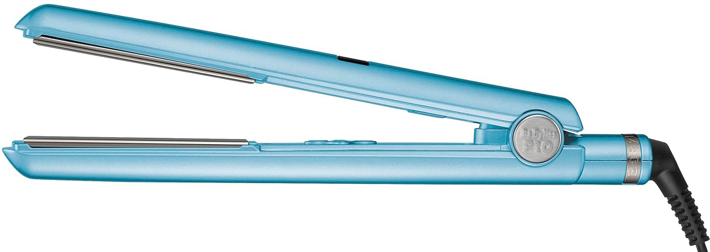 BaBylissPRO Nano Titanium Flat Iron Hair Straightener, 1" Digital Hair Straightener Iron for Professional Salon Results and All Hair Types
