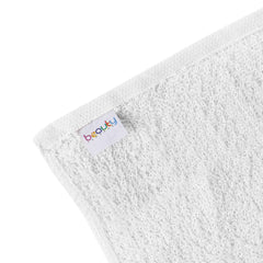 15 x 25" White 100% Cotton Economy Towel