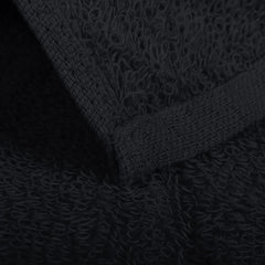 15x25" Black 100% Cotton Economy Towel