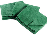 The Towel Guys 16 x 27" Forest Green Edgeless Microfiber Towel