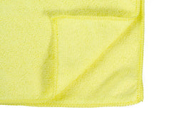 The Towel Guys 16 x 16" Yellow Economy Microfiber Towel (36 Pack)