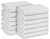 15 x 25" White 100% Cotton Economy Towel