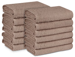 16 x 27" Camel Taupe 100% Cotton Premium Salon Towel
