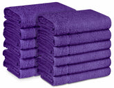 16 x 27" Purple 100% Cotton ULTRA Salon Towel