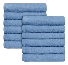 16 x 27" Light Blue 100% Cotton Premium Salon Towel