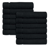 16 x 27" Black Bleach Proof Salon Towels 100% Cotton