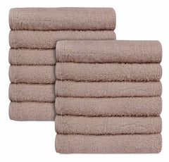 16 x 27" Camel Taupe 100% Cotton Premium Salon Towel