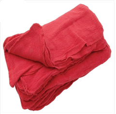 Red Cotton Shop Towels (100 Pack)
