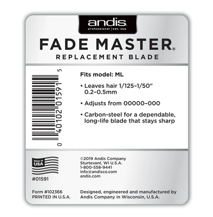 Andis Fade Master Replacement Blade Model #AN-01591