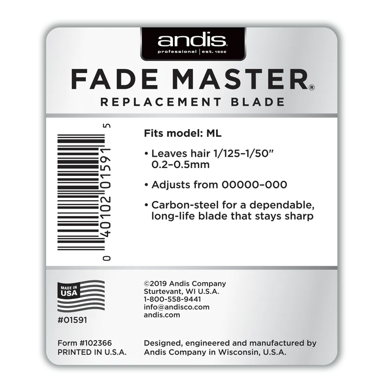 Andis Fade Master Replacement Blade Model