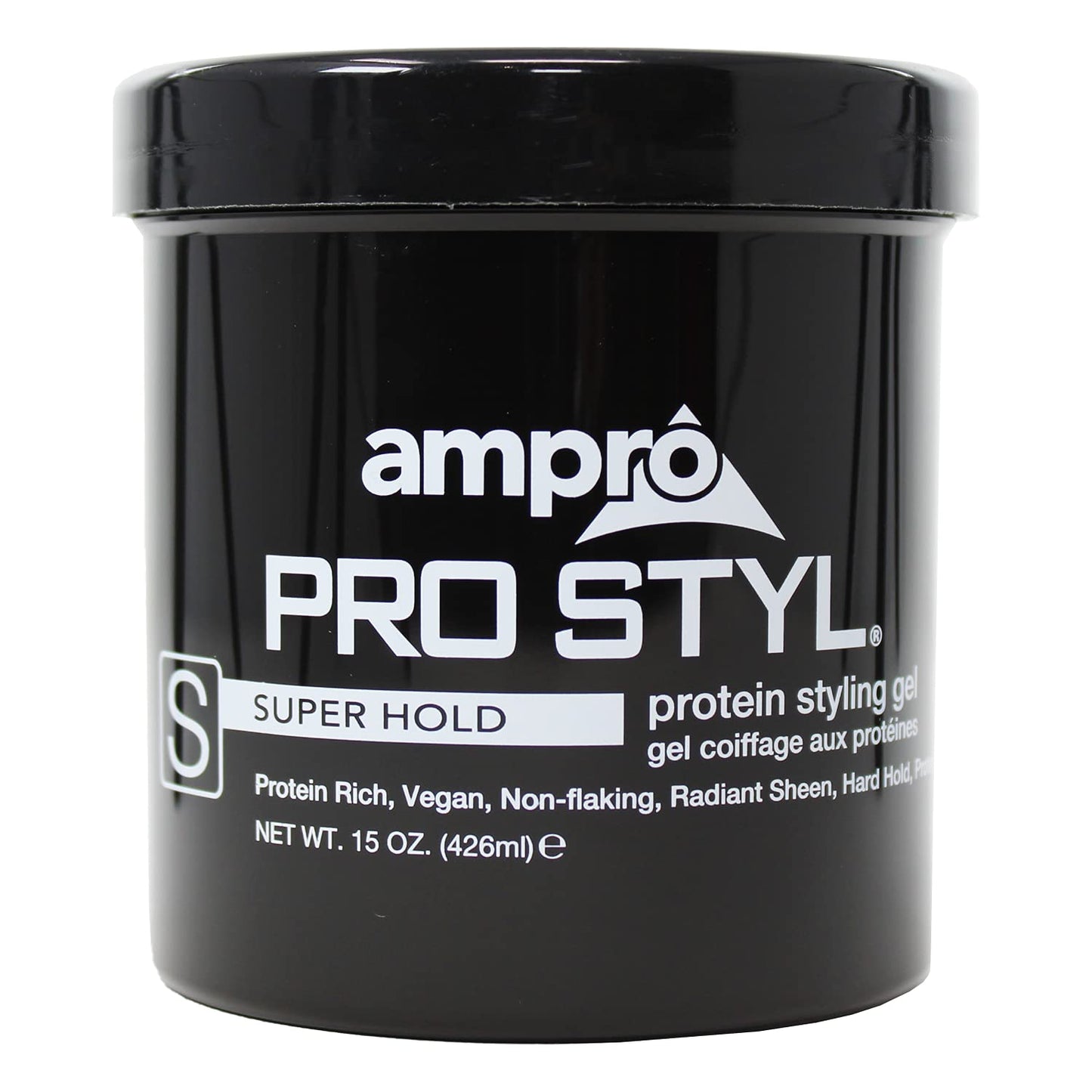 Ampro Pro Styl Protein Super Hold Styling Gel, 15 Ounce