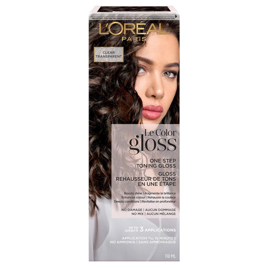 L'Oreal Paris Le Color One Step Toning Hair Gloss, Clear
