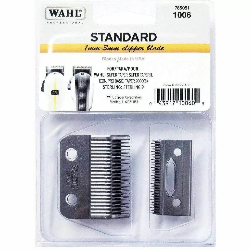 WAHL 2 Hole Standard Clipper Blade For Super Taper Senior Magic Clip 1006