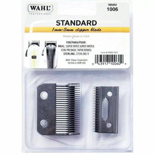 WAHL 2 Hole Standard Clipper Blade For Super Taper Senior Magic Clip 1006