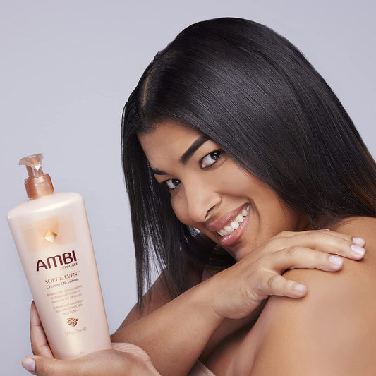 Ambi Skincare Soft & Even Creamy Oil Lotion, 12 Ounce