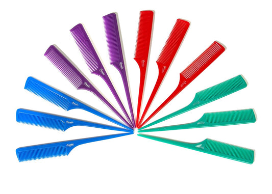 Annie Rat Tail Comb Set, 12 Count
