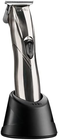Andis Slimline Pro GTX Lithium-Ion Cordless Wide Blade Trimmer D-8 (32690) - Bundled with a BeauWis Blade Brush