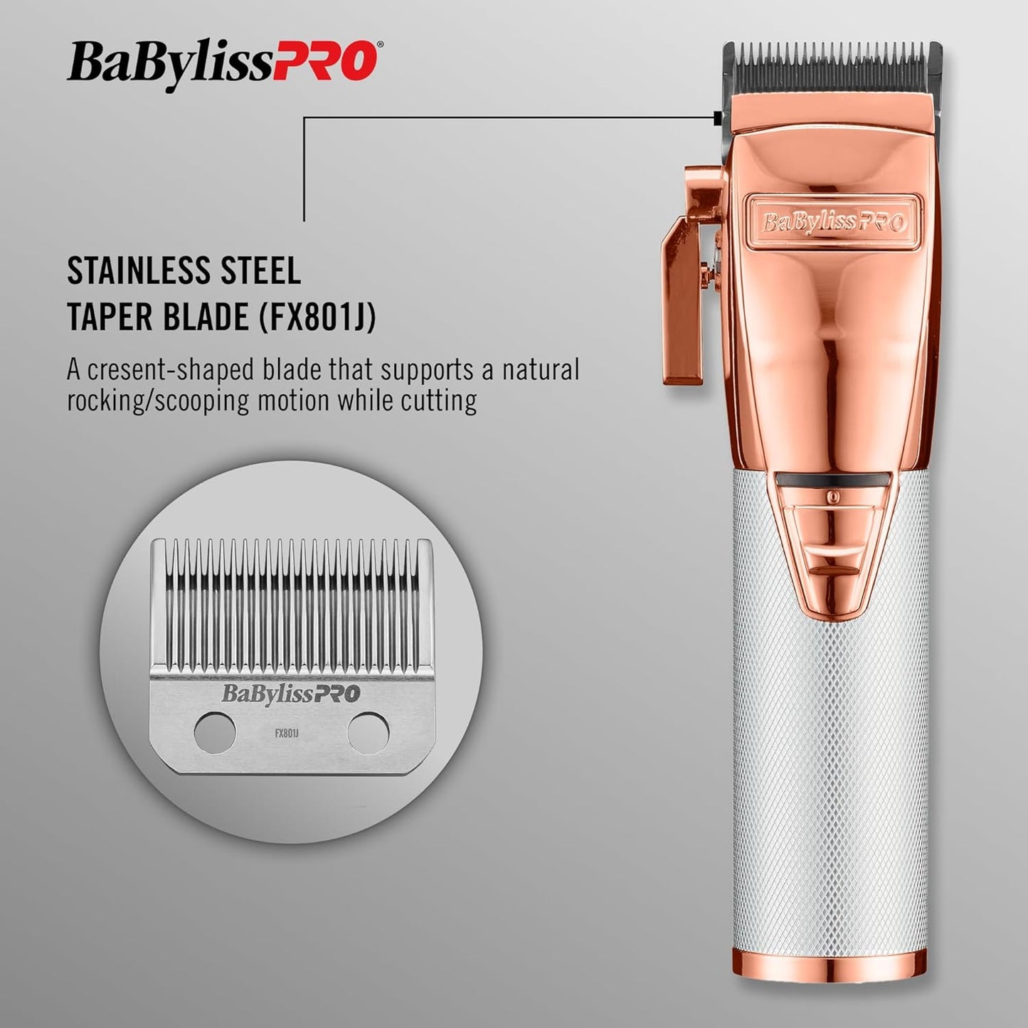 BaBylissPRO FX+ Professional Cord/Cordless Clippers
