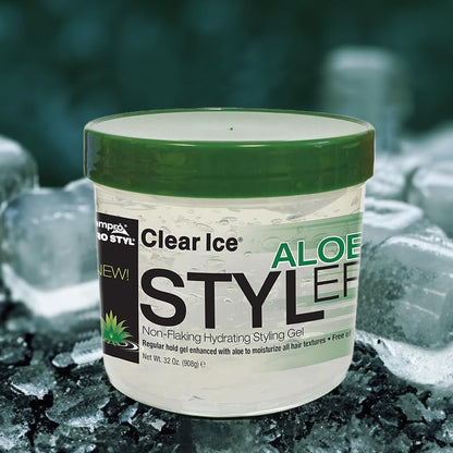 Ampro Pro Styl Protein Styling Gel - Protects and Hydrates Your Strands - Non-Flaking, Alcohol Free, Vegan Formula for All Hair Textures - Adds Firm Hold and Shine - Aloe Vera - 32 oz