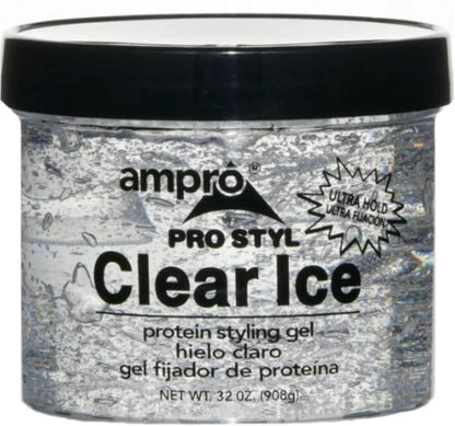 Ampro Pro Styl Clear Ice Protein Gel 32oz by AmPro