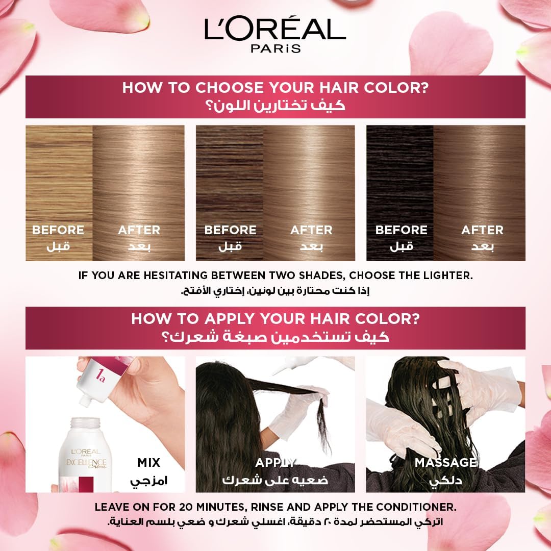 L’Oréal Paris Excellence Creme 8.1 Ash Light Blonde Haircolor