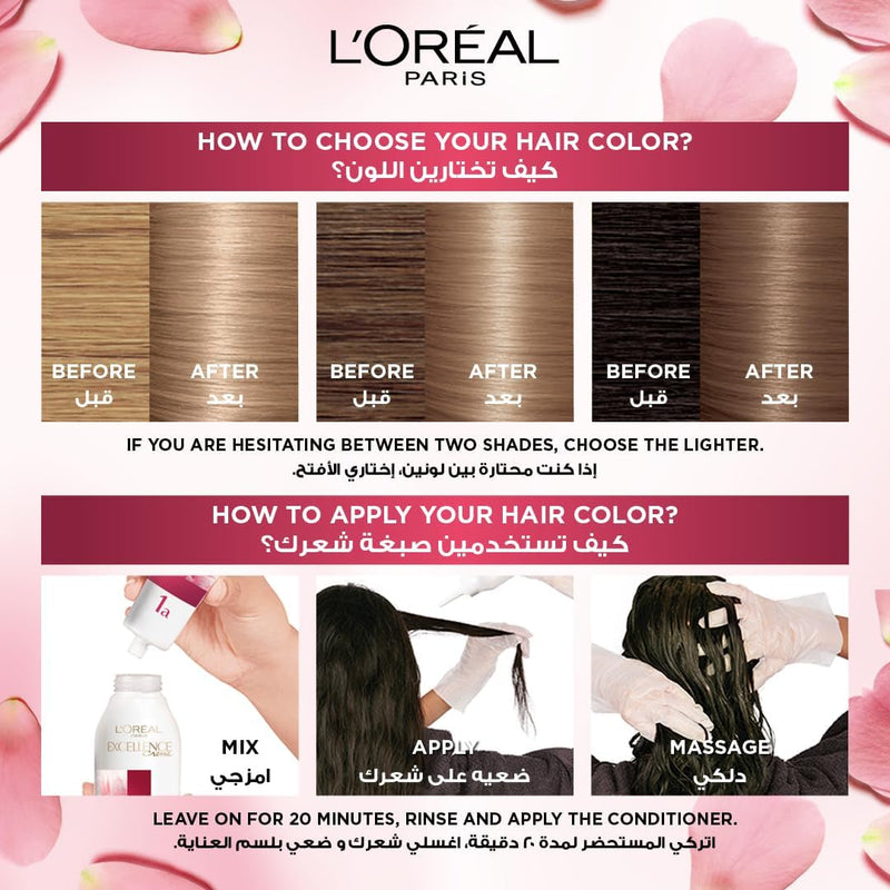 L’Oréal Paris Excellence Creme 8.1 Ash Light Blonde Haircolor