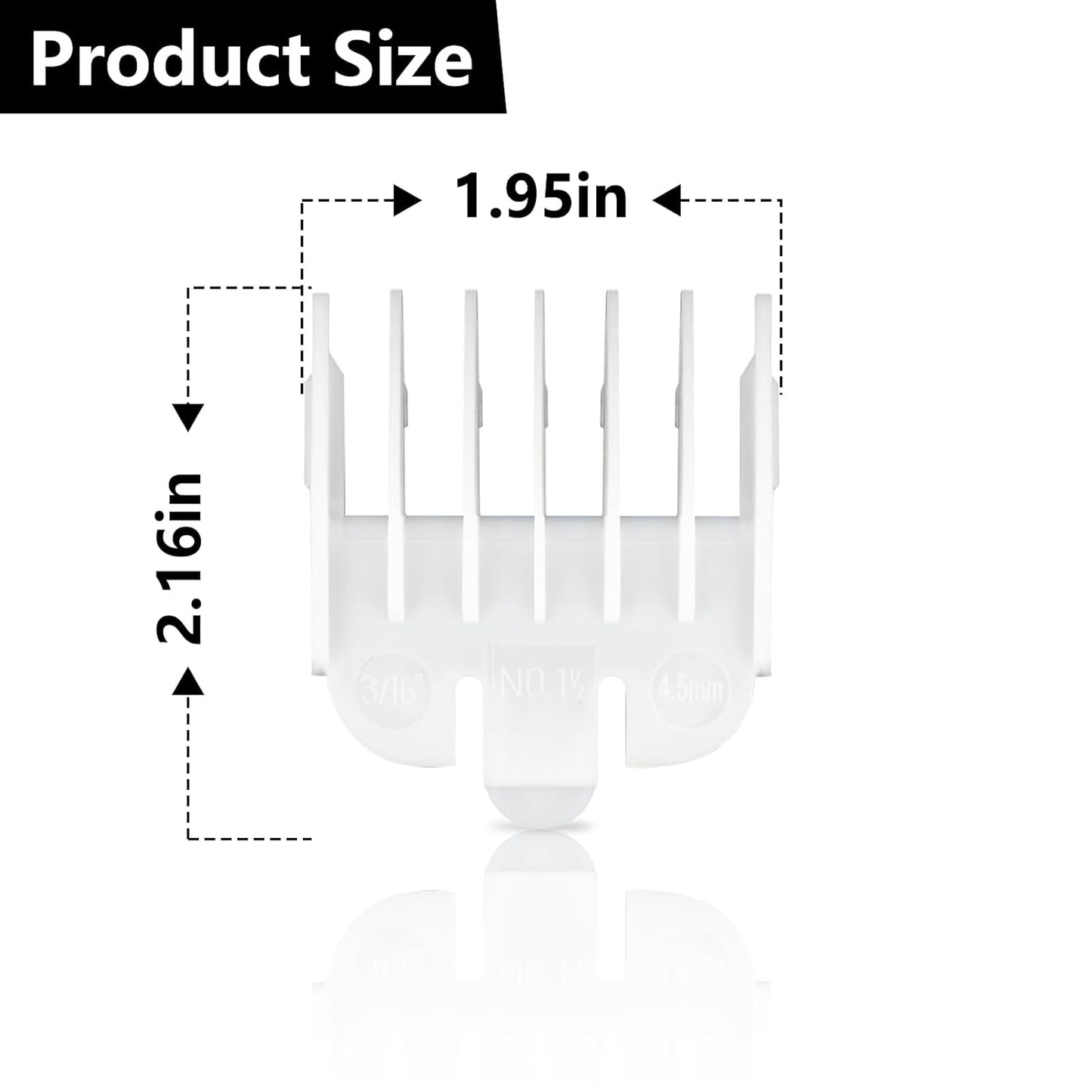 Wahl Attachment Clipper Guide Replacement Guard 4.5 mm #1.5#1-1/2