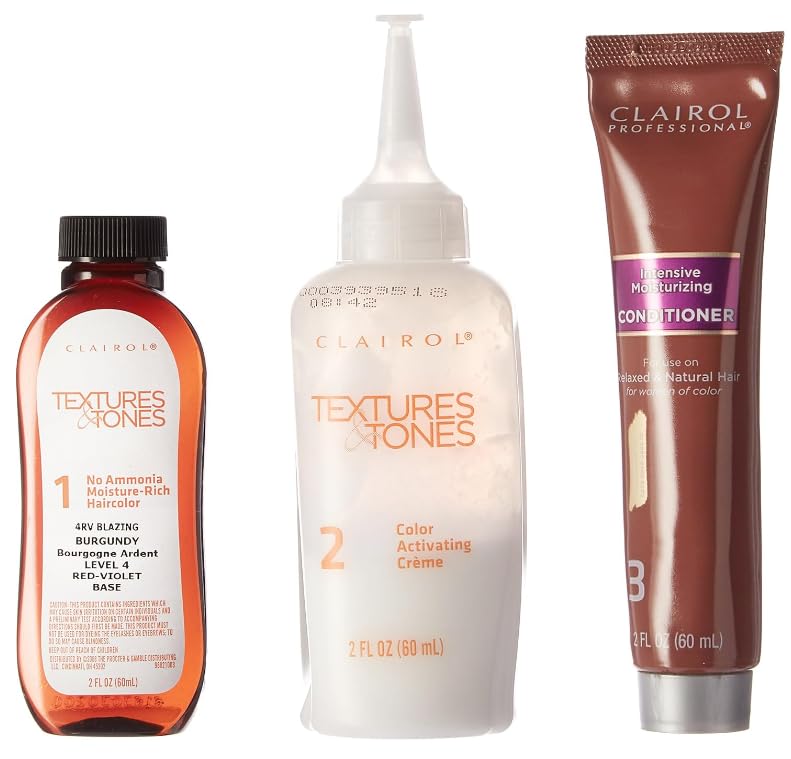 Clairol Textures & Tones Hair Color for Women of Color, 2N Dark Brown