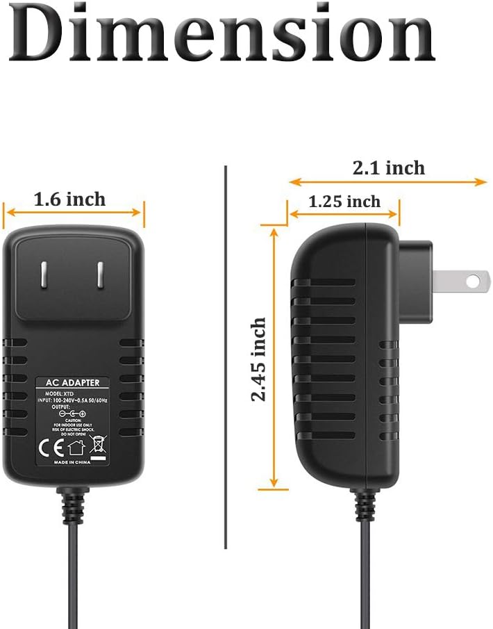 Wahl Shaver Shaper Charger 2V Power Cord for Wahl Trimmer 8061, 8163, 8786-1001, 7367, 7357, 7029, 7060, 7035, 7339, 7356, 4000, 5-Star Series Replacement Whal Clipper Power Cord