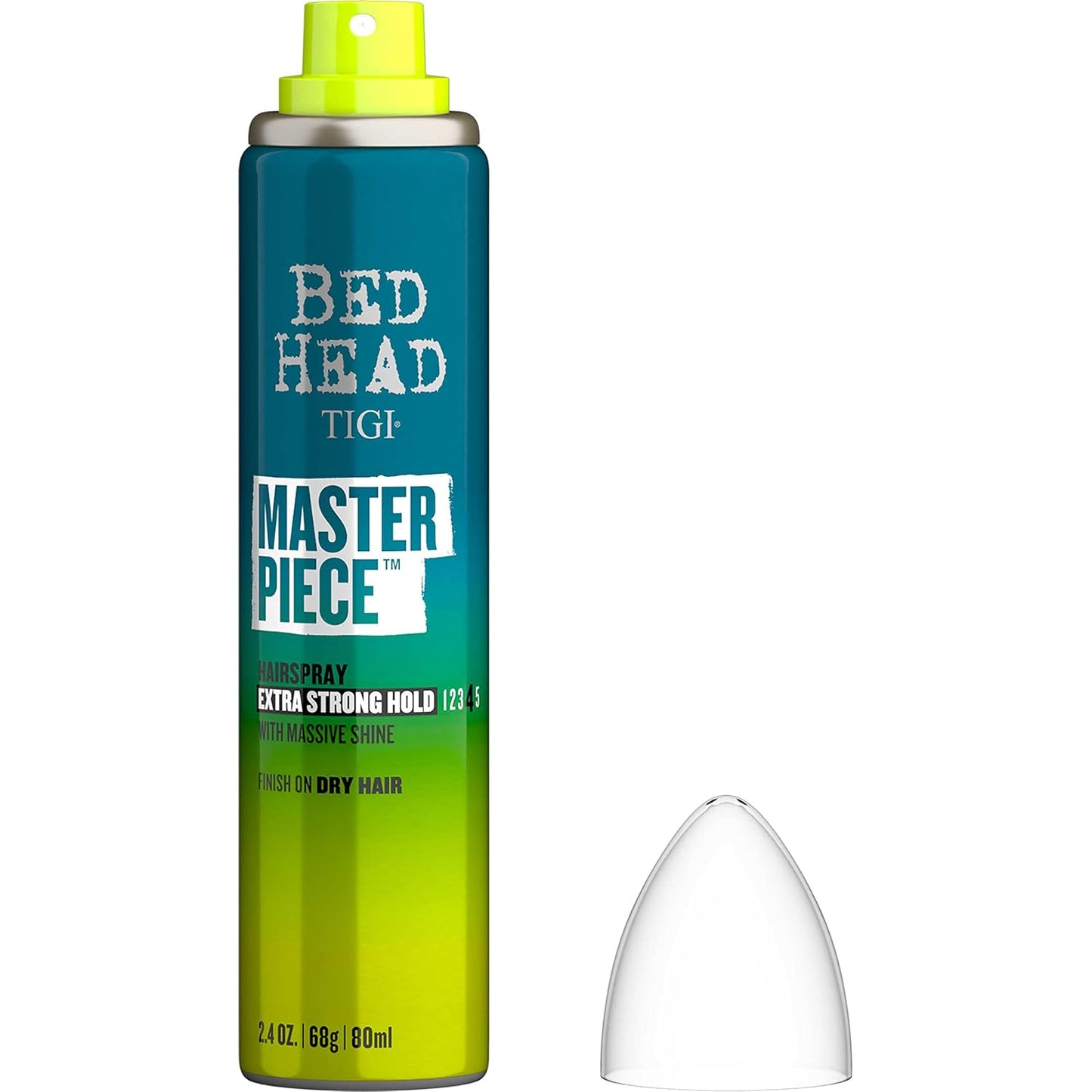 Bed Head by TIGI Frizz Control Travel Hairspray Extra Hold Masterpiece Hair Care Spray for Incredibly Shiny and Glossy Hair, 2.4 oz, Mini Hair Spray