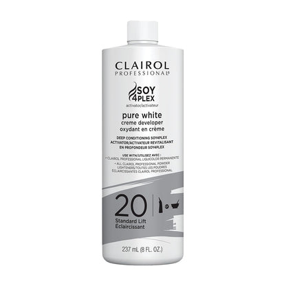 Clairol Professional Clairoxide Pure White 20 Volume Creme Developer, 8 Fl Oz