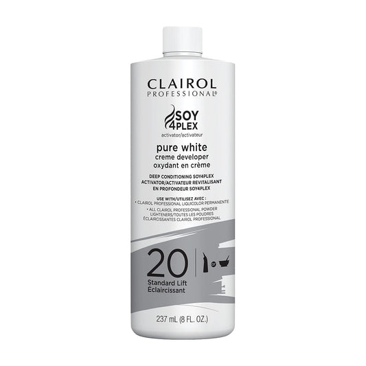 Clairol Professional Clairoxide Pure White 20 Volume Creme Developer, 8 Fl Oz