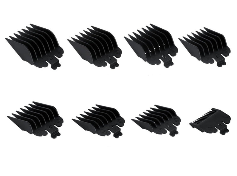 8 Pcs Professional Hair Clipper Combs Guides, Wahl Replacement Guards Set