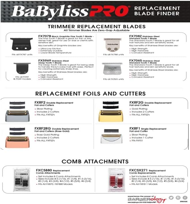 BaBylissPRO Comb Set