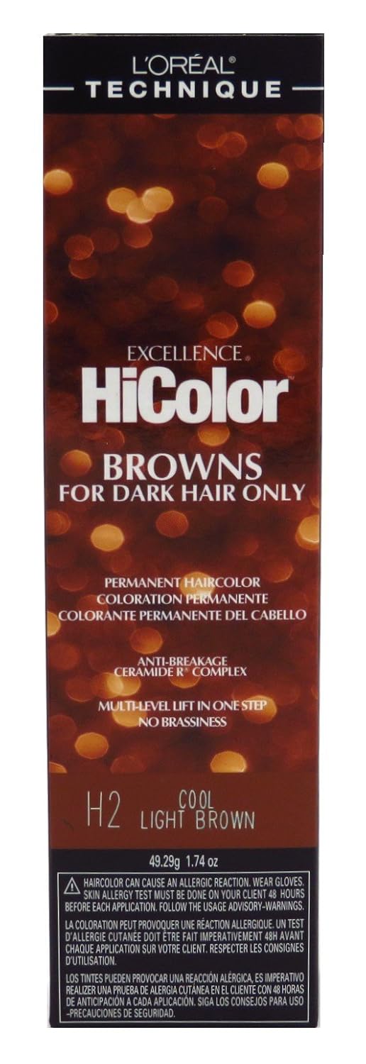 Loreal Excellence Hicolor H02 Tube Cool Light Brown 1.74 Ounce