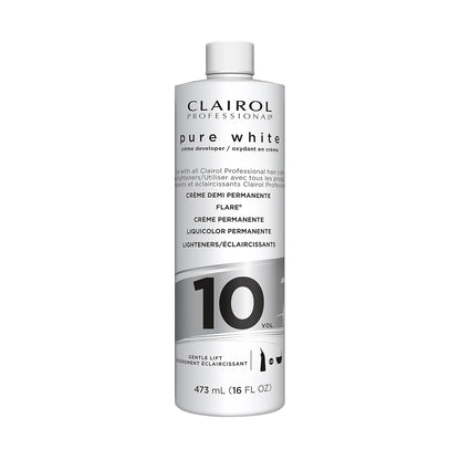 Clairol Professional Pure White 10 Volume Hair Developers for Lightening & Gray Coverage