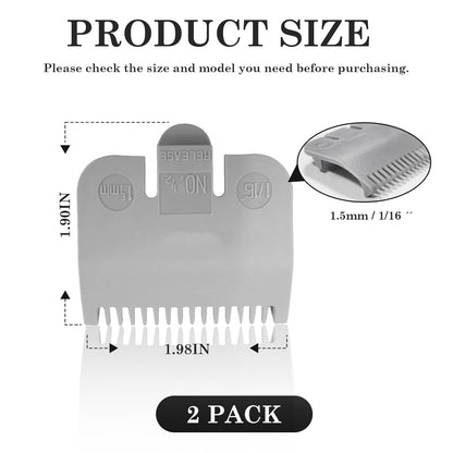 Wahl Professional Color Coded Clipper Guide Comb Attachment #1/2, 1/16", 1.5mm-Great for Professional Stylists and Barbers