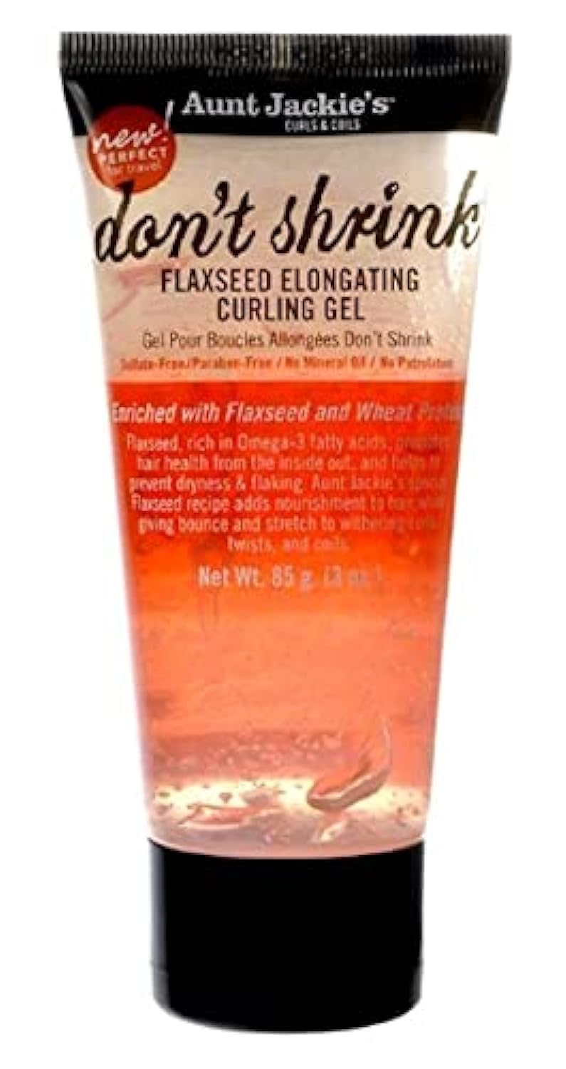 Aunt Jackie's Don't Shrink Flaxseed Elongating Curling Gel 3 Oz